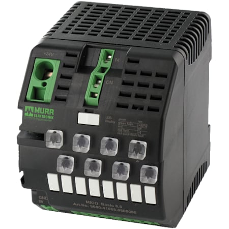 Murrelektronik MICO BASIC 5.2/3.6 ELEC AUX CIRCUIT, 8 CHANNELS, IN: 24VDC OUT: 5x24V/2ADC 3x24V/6ADC 9000-41068-0200600